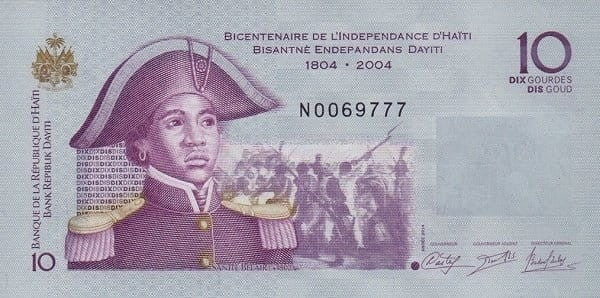 Haiti 10 gourdes Fort Cap-rouge 2014 P-272f