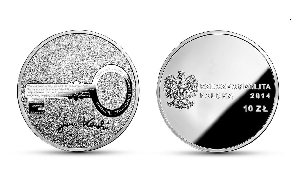 10 zł Jan Karski 2014