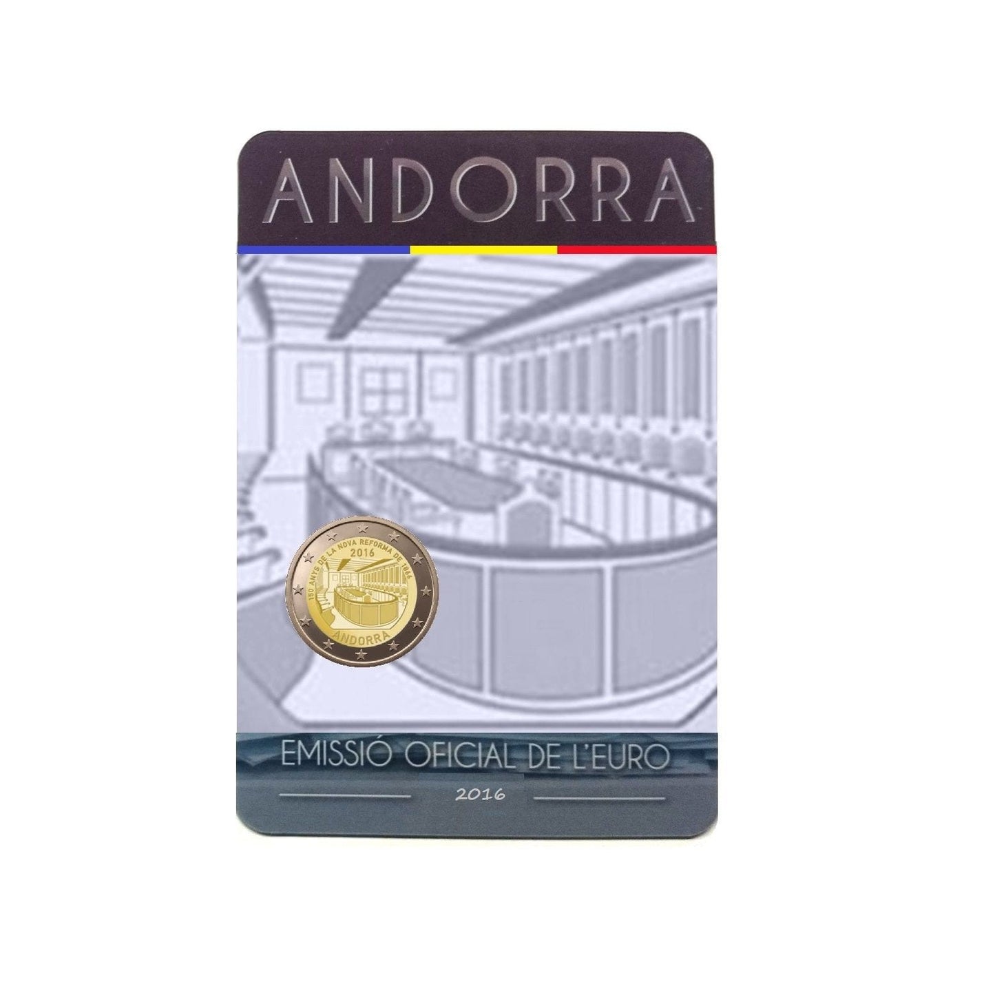 2 euro Andora Reformy 1866 2016