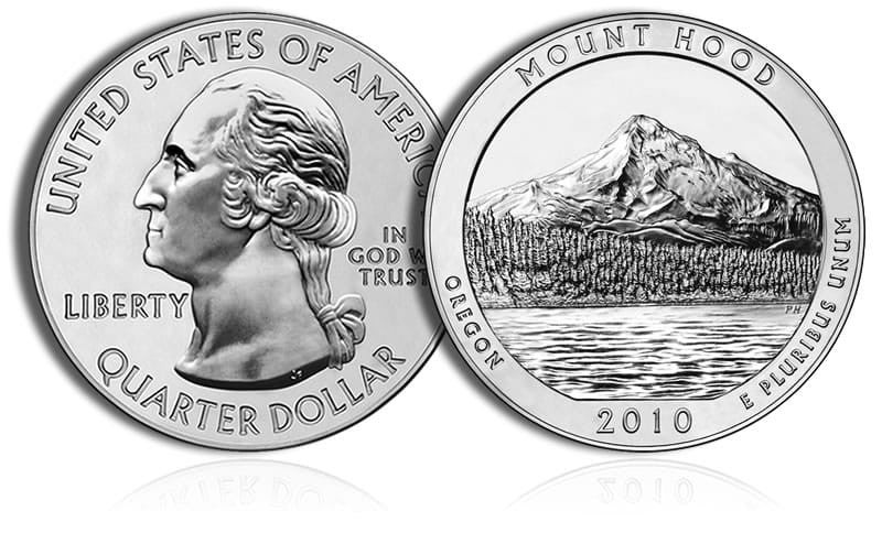 USA 25 c Park Narodowy Mount Hood nr 5 2010
