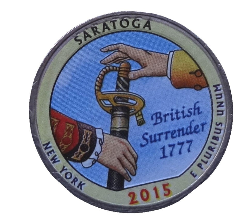 USA 25 c Park narodowy Saratoga 2015 kolor nr 30