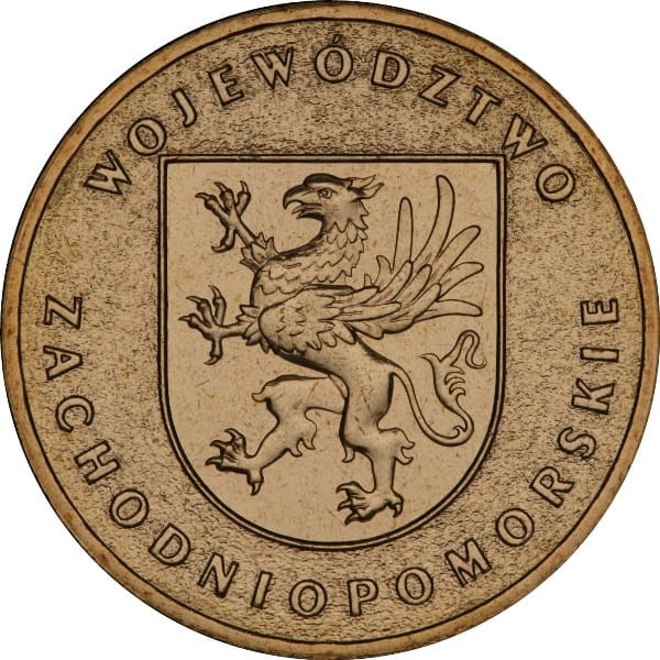 2 zł Województwo zachodniopomorskie 2005