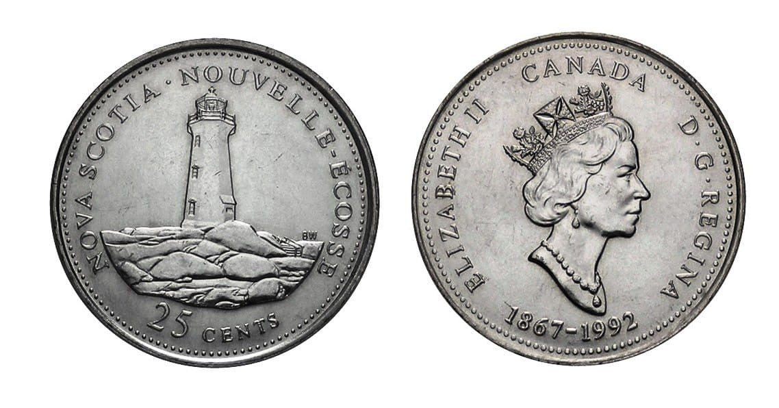Kanada 25 c Nova Scotia 1992