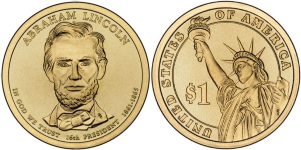 USA 1 $ Abraham Lincoln 2010 nr 16