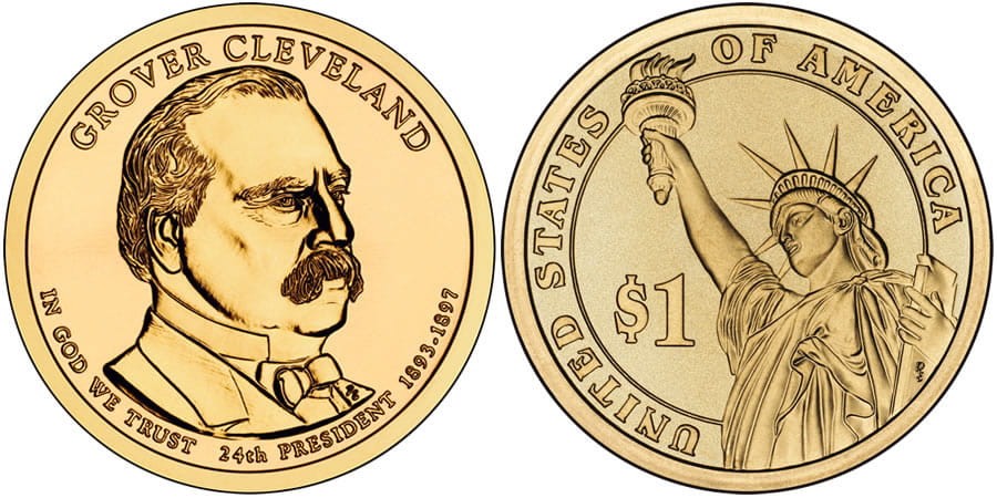 USA 1 $ Grover Cleveland 2012 2-ga kadencja nr 24