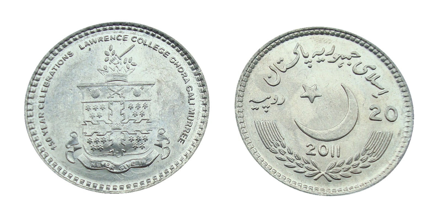 Pakistan 20 rupii College Lawrence 2011