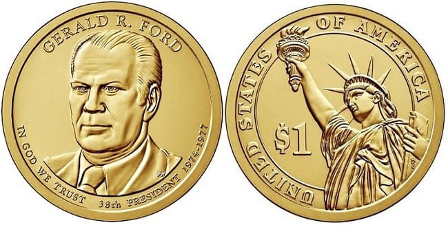 USA 1 $ Gerald R. Ford 2016 nr 38