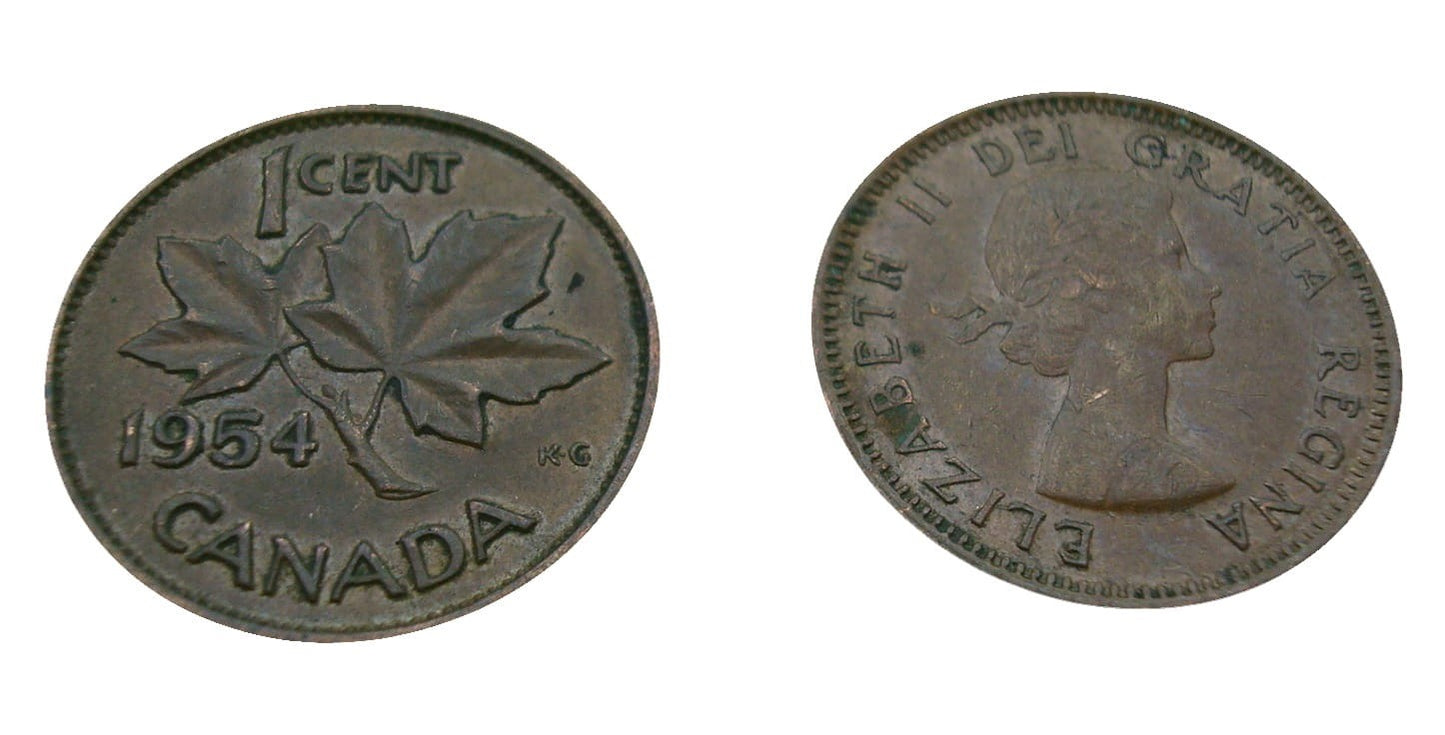 Kanada 1 c 1954/1964