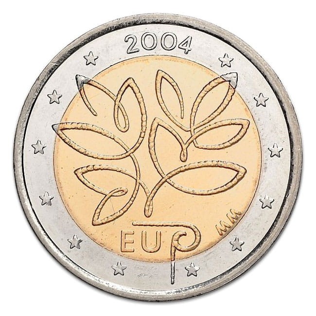 2 euro Finlandia Rozszerzenie UE 2004