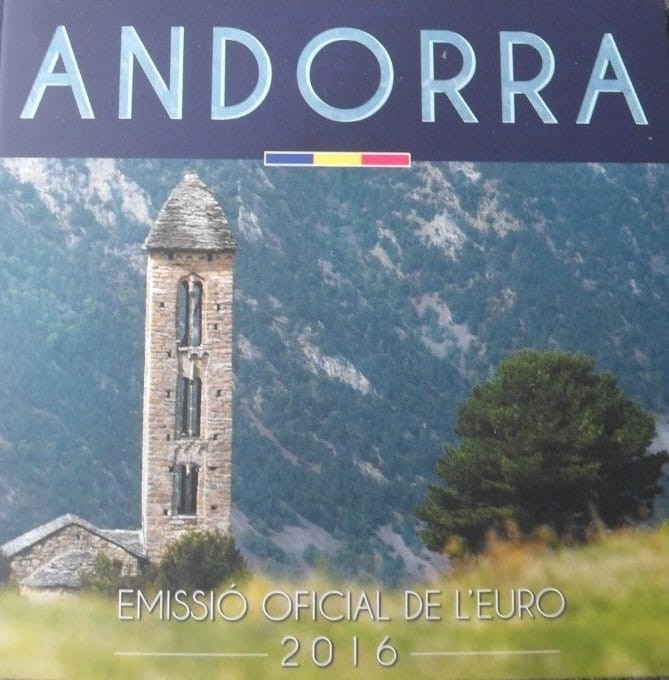 Euro set Andora zestaw menniczy x 8 2016