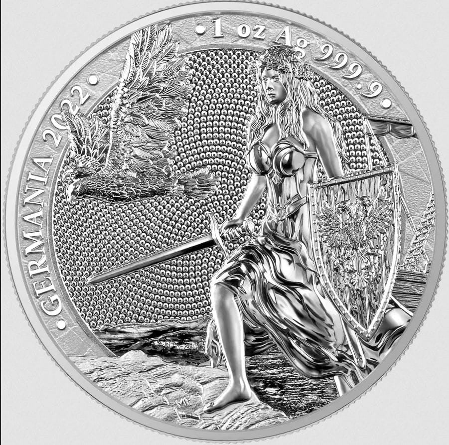 Germania 5m 2022 1 Oz Ag.999