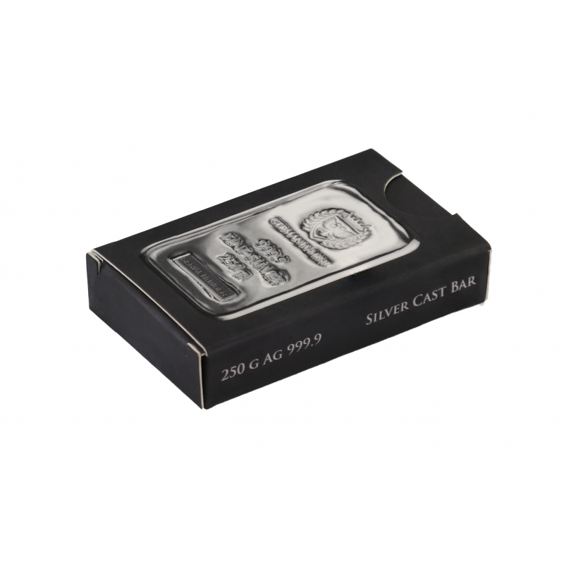 Germania Mint Silver Cast Bar 250 g Ag.999,9