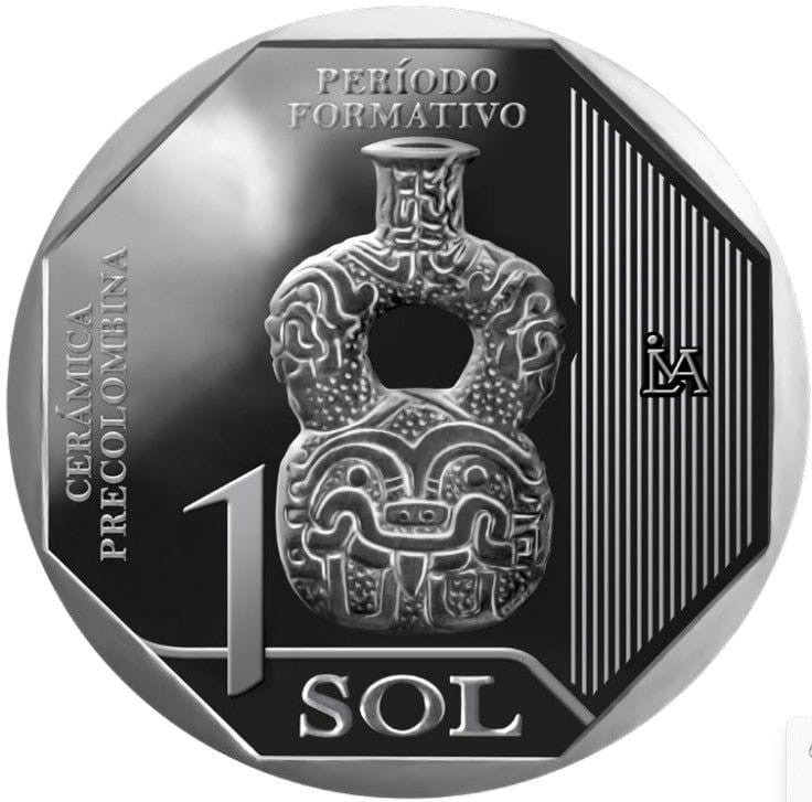 Peru 1 sol Pre-Kolumbijska ceramika 2024