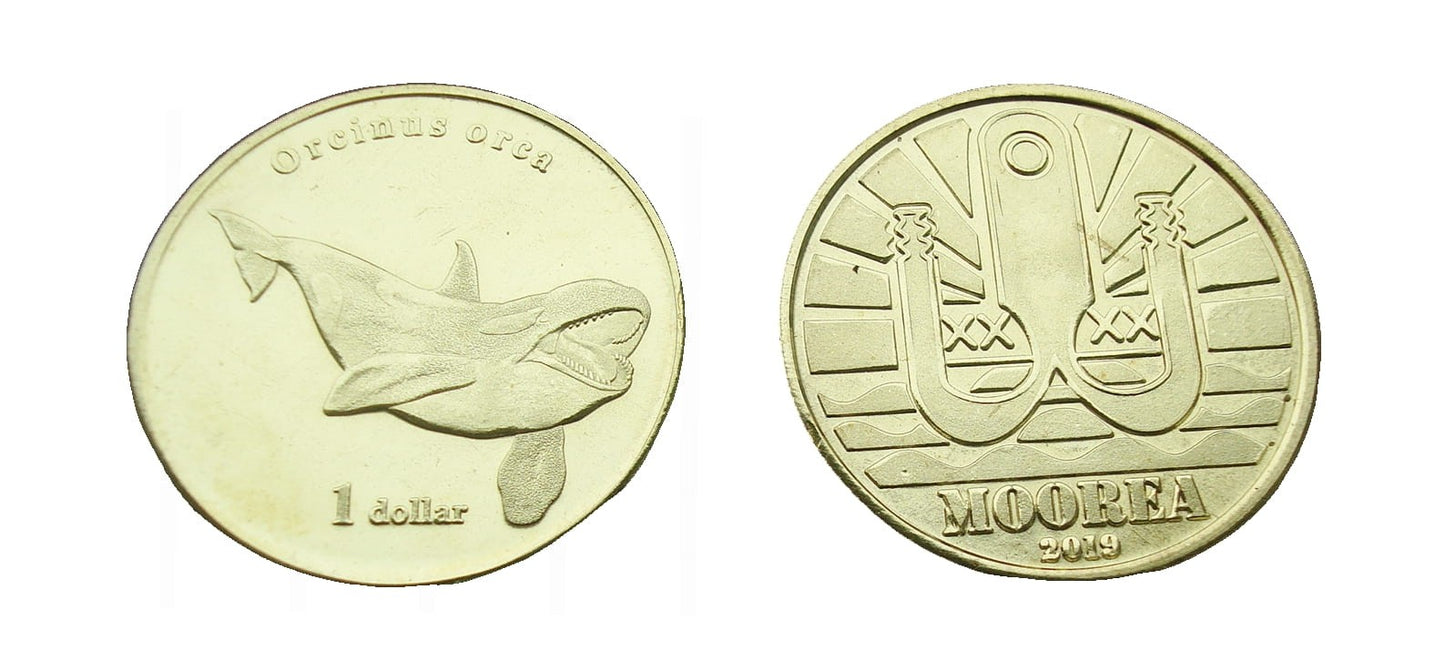 Polinezja francuska 1 $ Orka 2019