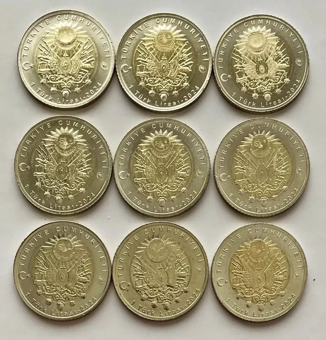Turcja 1 lira x 9 Sułtani 2024