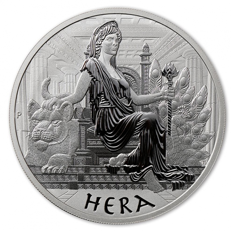 Tuvalu 1$ Gods Of Olympus - Hera 2022 1 Oz Ag.999