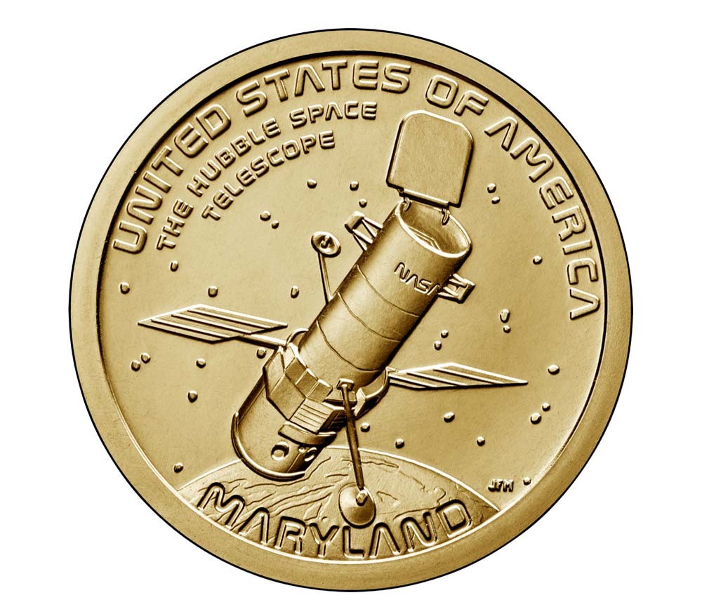 USA 1$ Innowacja Hubble Telescope 2020 nr8