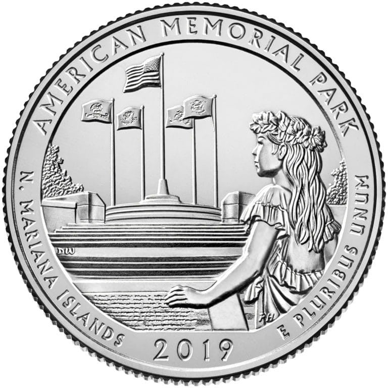 USA 25 c American Memorial Park 2019 nr 47