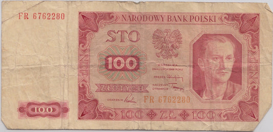 Ikona Powojennego Projektowania: Banknot 100 zł z 1948 roku