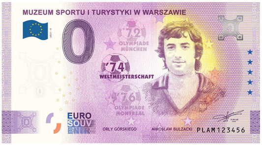 0 euro Polska Muzeum Sportu J. Bulzacki 2021.1