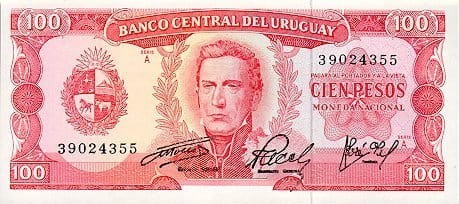 Urugwaj 100 peso Obrady 1967 P-47