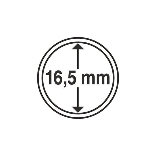 Kapsel 16,5 mm idealny na 1 eurocent