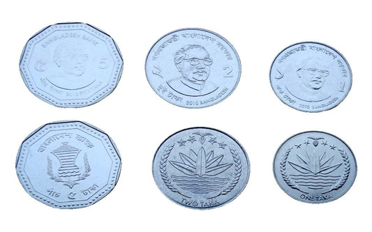 Zestaw menniczy Bangladesz x 3 2010/12