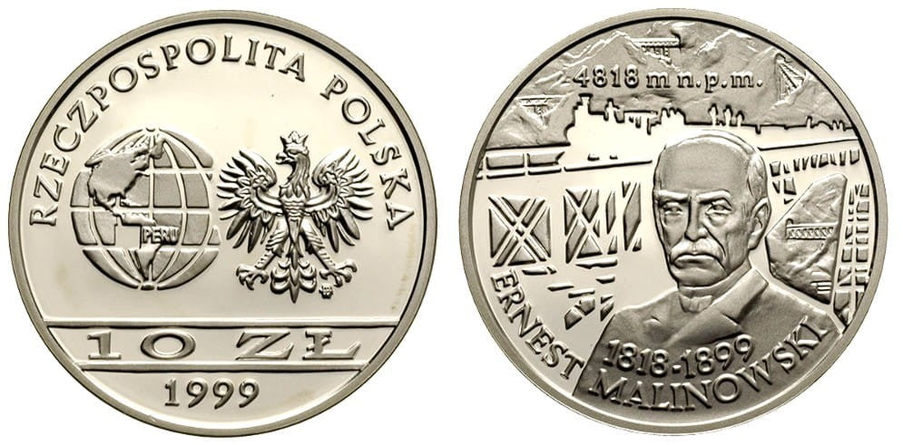 10 zł Ernest Malinowski 1999