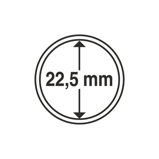 Kapsel 22,5 mm idealny na 20 eurocentów
