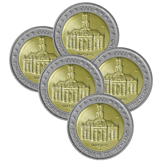 2 € NIEMCY x5 Saara Kościół Ludwika 2009 ADFJG