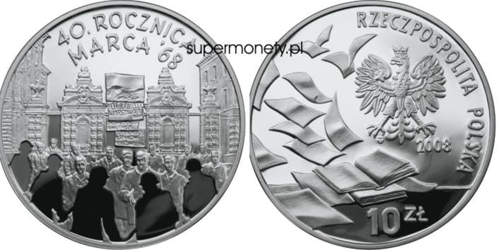 10 zł Marzec`68 2008