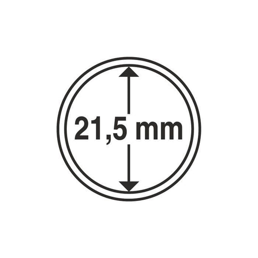 Kapsel 21,5 mm idealny na 5 eurocentów