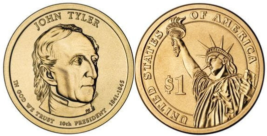 USA 1 $ John Tyler 2009 nr 10