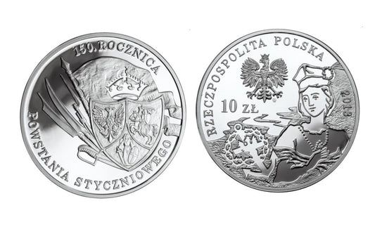 10 zł 150. rocznica Powstania Styczniowego 2013