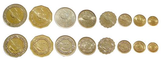 Zestaw menniczy LIBIA x 8 bimetale