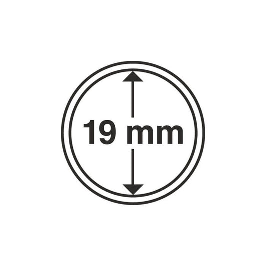 Kapsel 19 mm idealny na 2 eurocenty