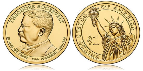 USA 1 $ Theodore Roosevelt 2013 nr 26