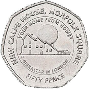 Gibraltar 50 pensów Calpe house 2018