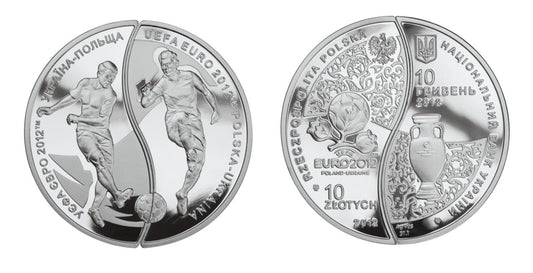 10 zł + 10 UAH Mistrzostwa Europy UEFA 2012