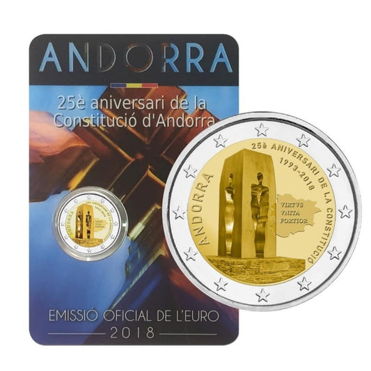 2 euro Andora Konstytucja 2018