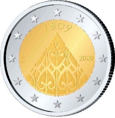 2 euro Finlandia 200 lat autonomii 2009