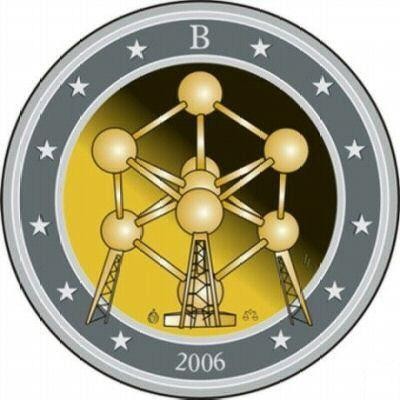 2 euro Belgia Atomium 2006