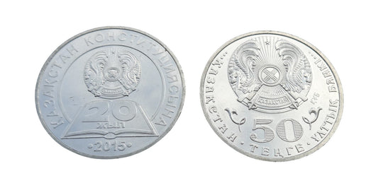 Kazachstan 50 tenge 20 lat konstytucji 2015