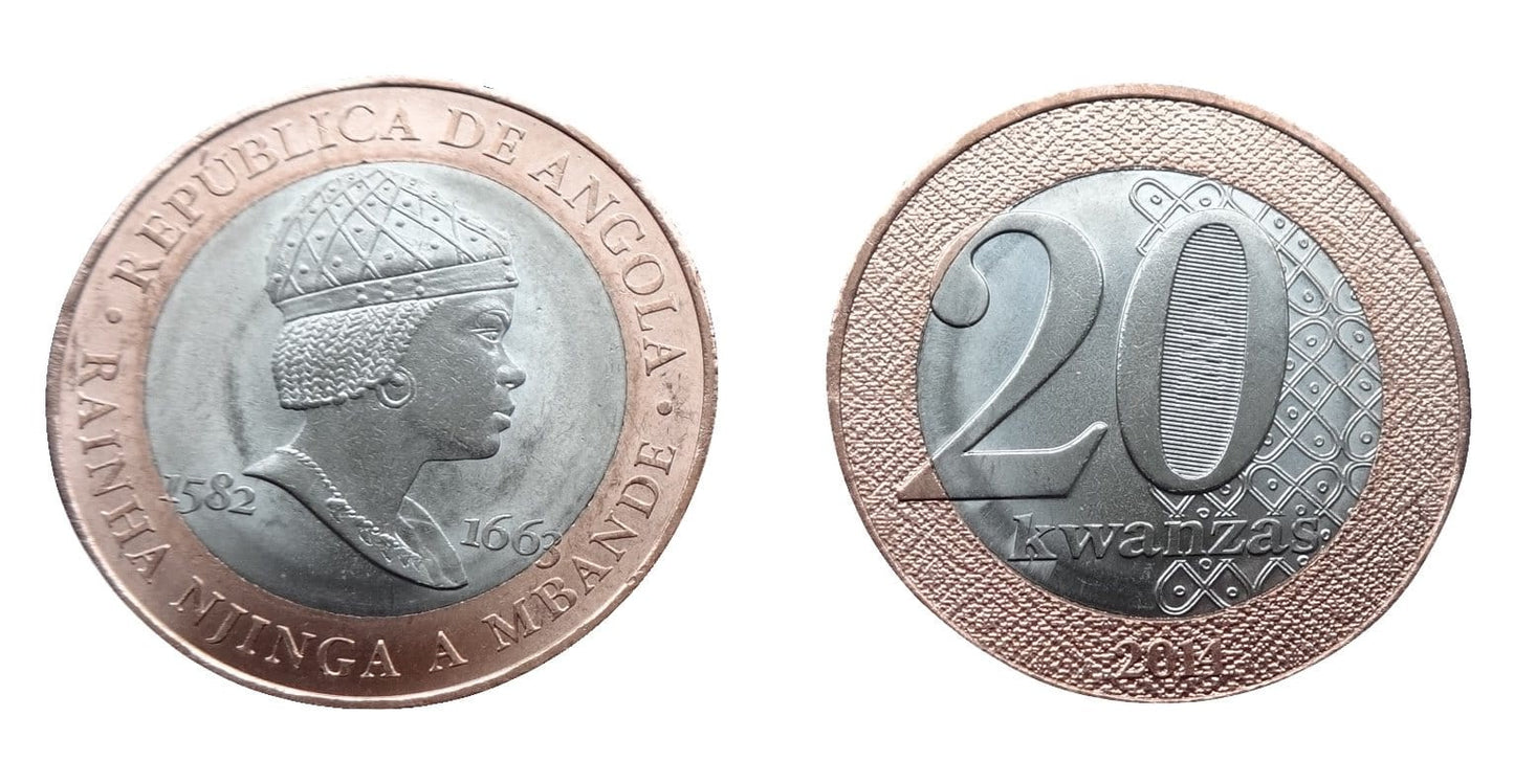 Angola 20 kwanza Rainha Njinga 2014
