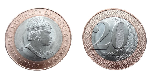 Angola 20 kwanza Rainha Njinga 2014