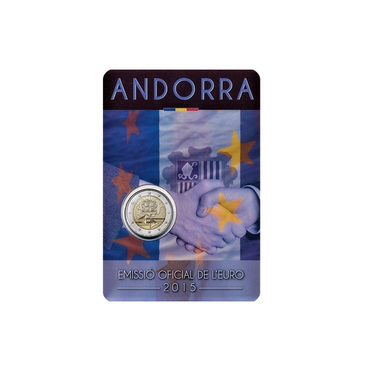 2 euro Andora 25 lat unii celnej z UE 2015