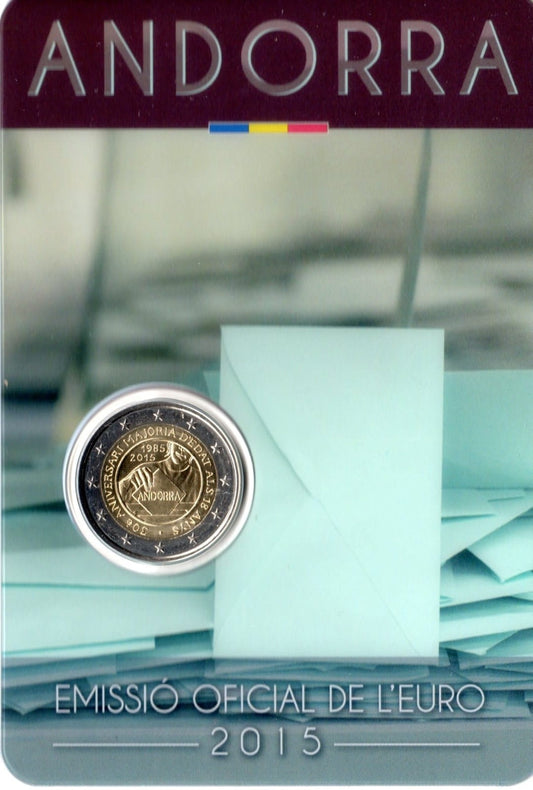 2 euro Andora 30 lat cenzusu wyborczego 2015