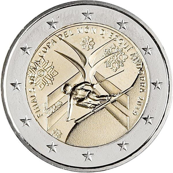 2 euro Andora Narciarstwo alpejskie 2019