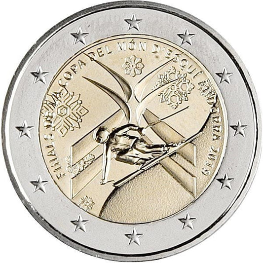 2 euro Andora Narciarstwo alpejskie 2019