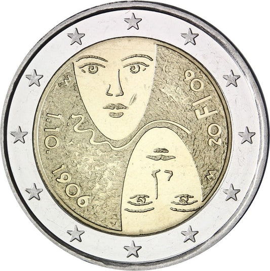 2 euro Finlandia Nadanie praw wyborczych 2006